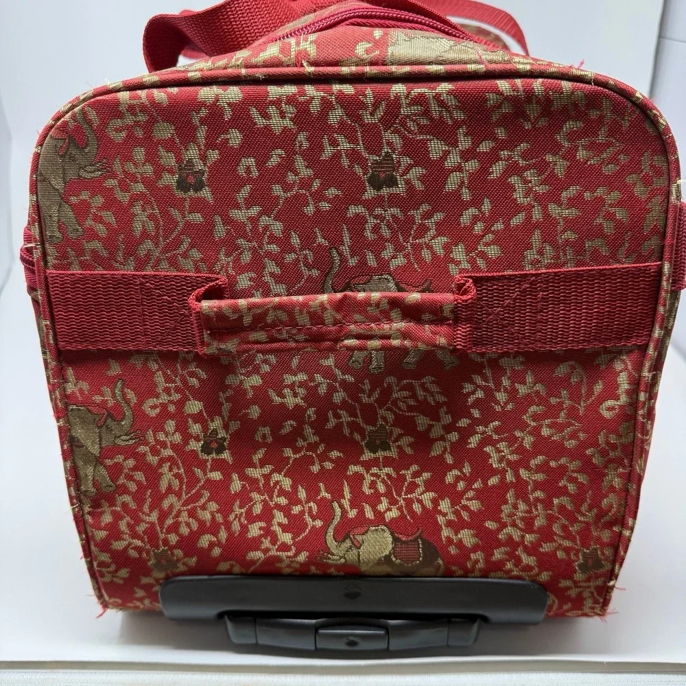 Rare American Flyer Luggage Budapest Personal Bag‎ Metalic Red Carry on